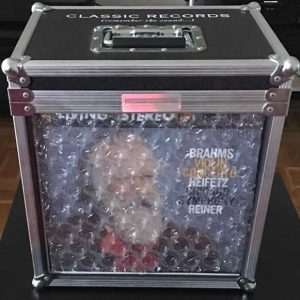 Fritz Reiner / Chicago Symphony Orchestra / Jascha Heifetz - <em>Brahms: Violin Concerto</em> [Stereo] (Classic Records RCA Heifetz Road Case Single-Sided 45 RPM Quiex SV-P Box Set Edition)