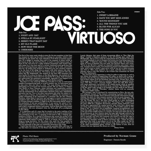 Joe Pass - <em>Virtuoso</em> [Stereo] (Craft Recordings Original Jazz Classics Series Edition) - Image 3