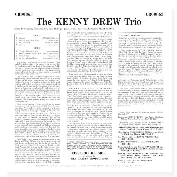 Kenny Drew Trio - <em>Kenny Drew Trio</em> [Mono] (Craft Recordings Original Jazz Classics Series Edition) - Image 4